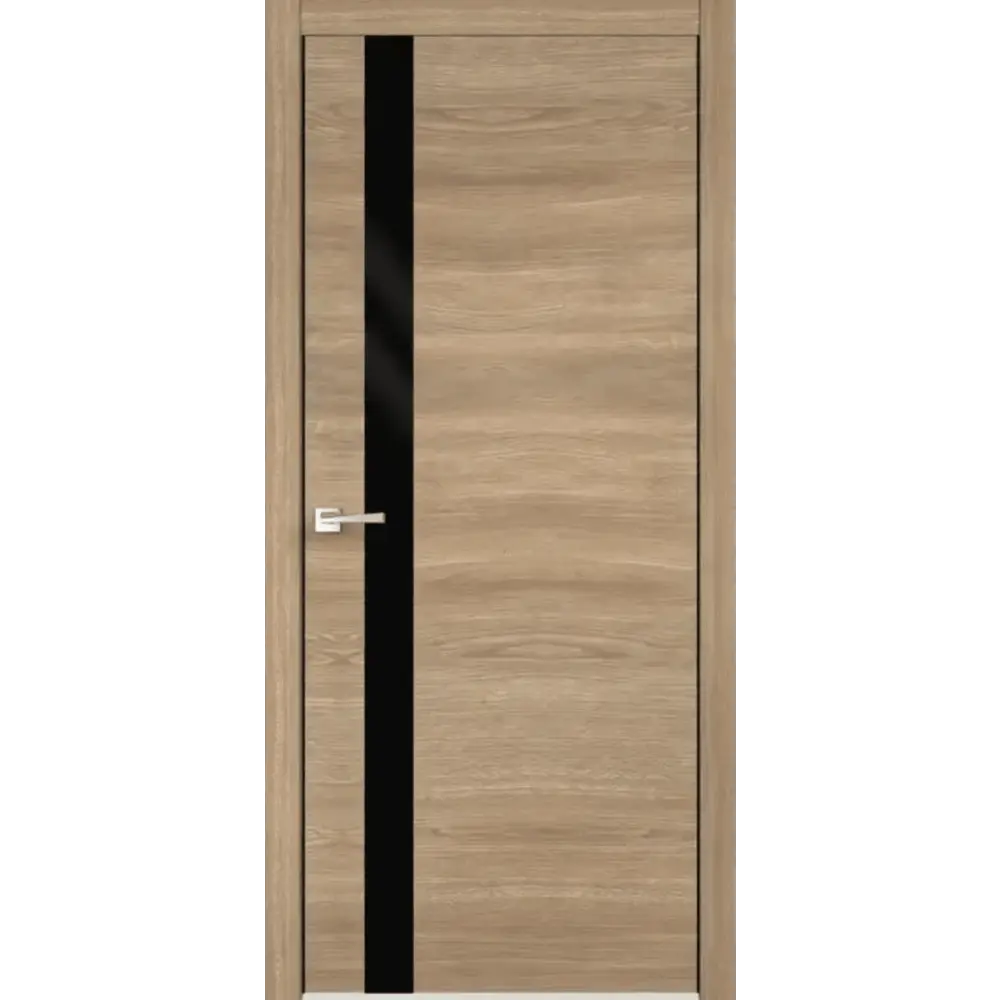Фото Дверь межкомнатная Velldoris Techno Black остеклённая 70x200см ПВХ цвет дуб европейский горизонт без замка и петель Фото Дверь межкомнатная Velldoris Techno Black остеклённая 70x200см ПВХ цвет дуб европейский горизонт без замка и петель