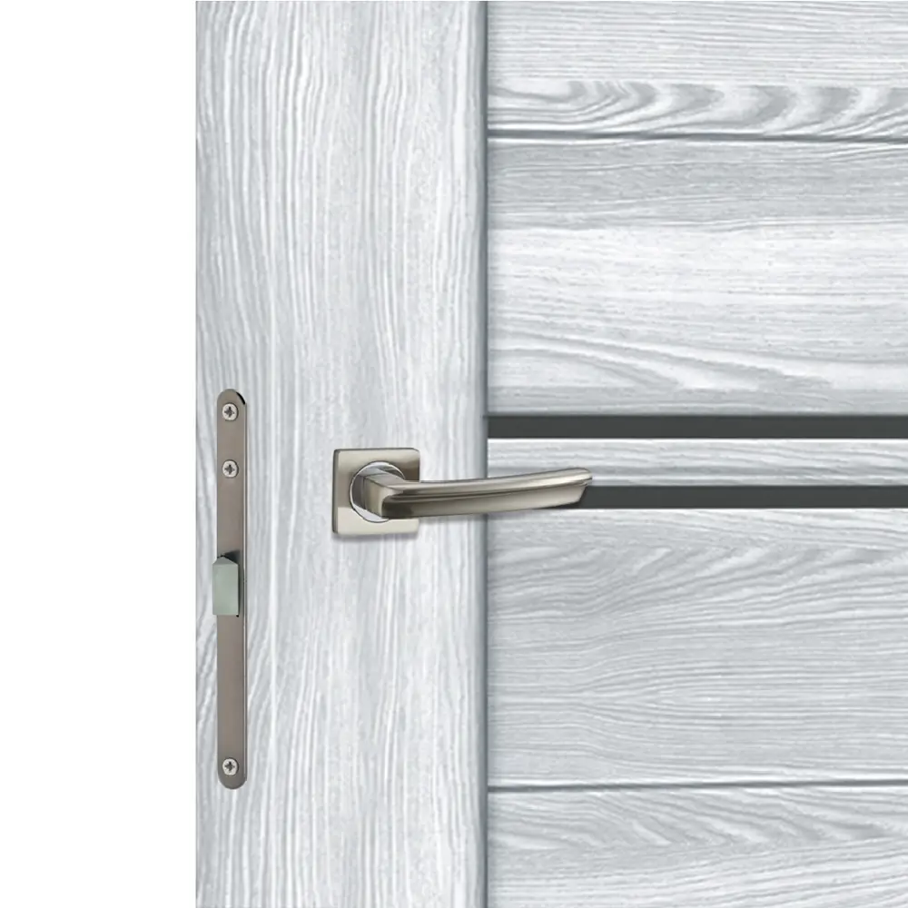 Фото 7 Дверь межкомнатная Velldoris Xline 6 остеклённая 200x80см ПВХ цвет клён айс без замка и петель