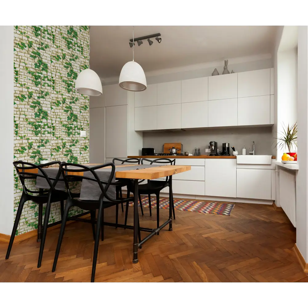 Фото 4 Комплект панелей ПВХ Центурион Кирпич плющ бежевый 770x700x3мм 2.16м² 4шт Фото 4 Комплект панелей ПВХ Центурион Кирпич плющ бежевый 770x700x3мм 2.16м² 4шт