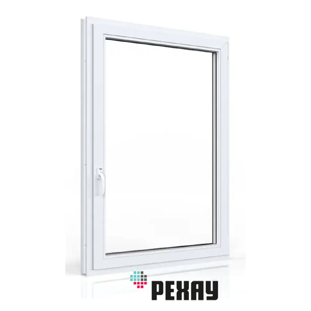 Фото 5 Пластиковое окно ПВХ Рехау 800x500см (ВхШ) одностворчатое правое цвет белый/серый антрацит Фото 5 Пластиковое окно ПВХ Рехау 800x500см (ВхШ) одностворчатое правое цвет белый/серый антрацит