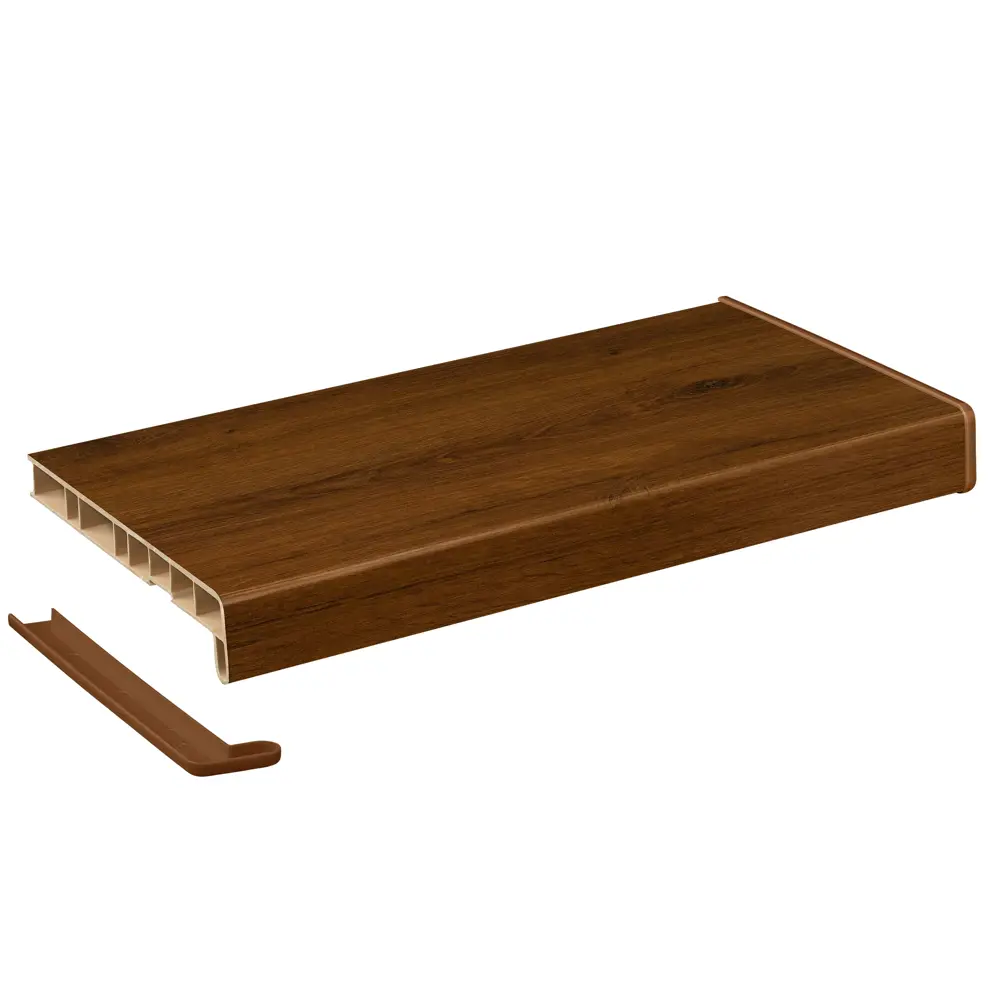 Фото Подоконник Crystallit 1500x350мм орех матовый