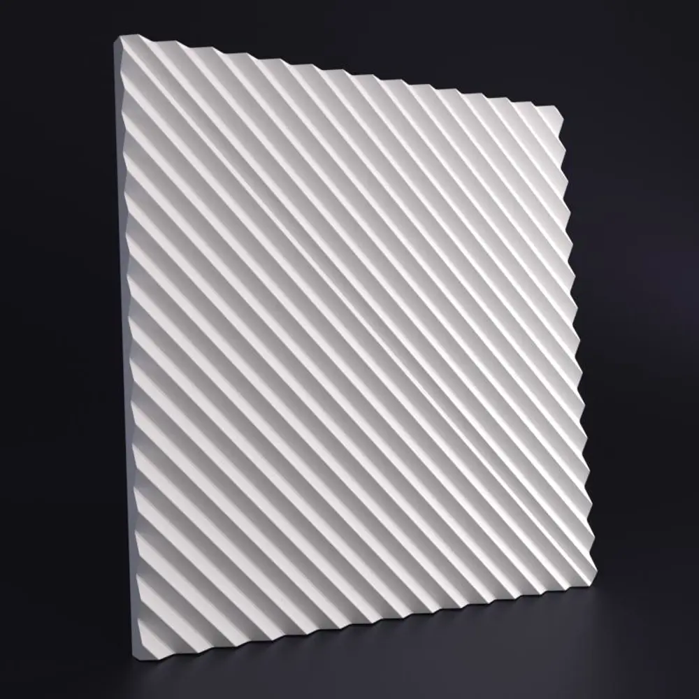 Фото Гипсовая 3D панель Weissenberg Консул №4 цвет белый 500x500x22мм 0.25м² Фото Гипсовая 3D панель Weissenberg Консул №4 цвет белый 500x500x22мм 0.25м²