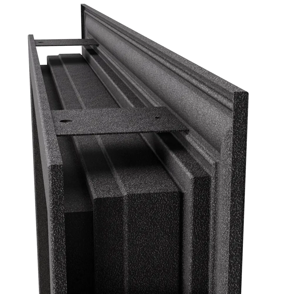 Фото 8 Входная дверь Torex Flat-L левый 205x95см цвет черный шелк/лиственница белая с зеркалом замки 2-го и 4-го класса Фото 8 Входная дверь Torex Flat-L левый 205x95см цвет черный шелк/лиственница белая с зеркалом замки 2-го и 4-го класса