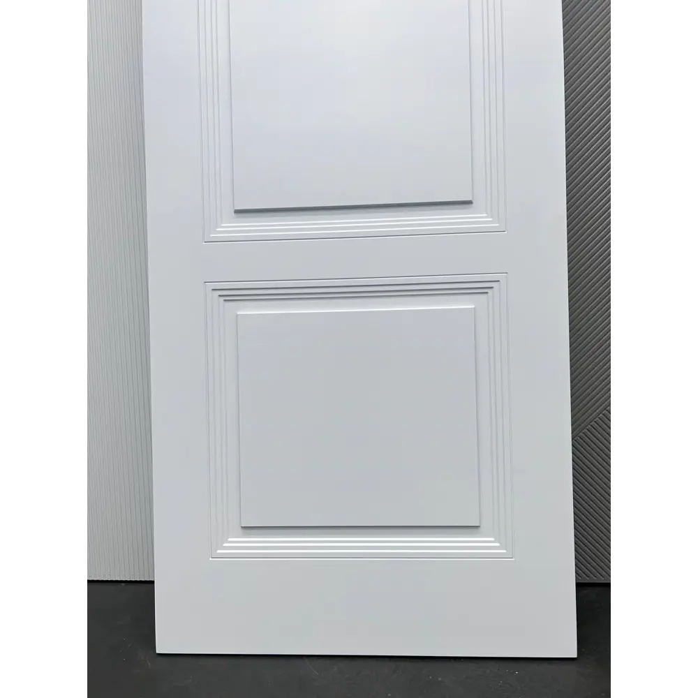 Фото 2 Комплект межкомнатной двери Wanmark Уно-2 глухая 200x90см эмаль цвет белый с коробом и наличниками Фото 2 Комплект межкомнатной двери Wanmark Уно-2 глухая 200x90см эмаль цвет белый с коробом и наличниками
