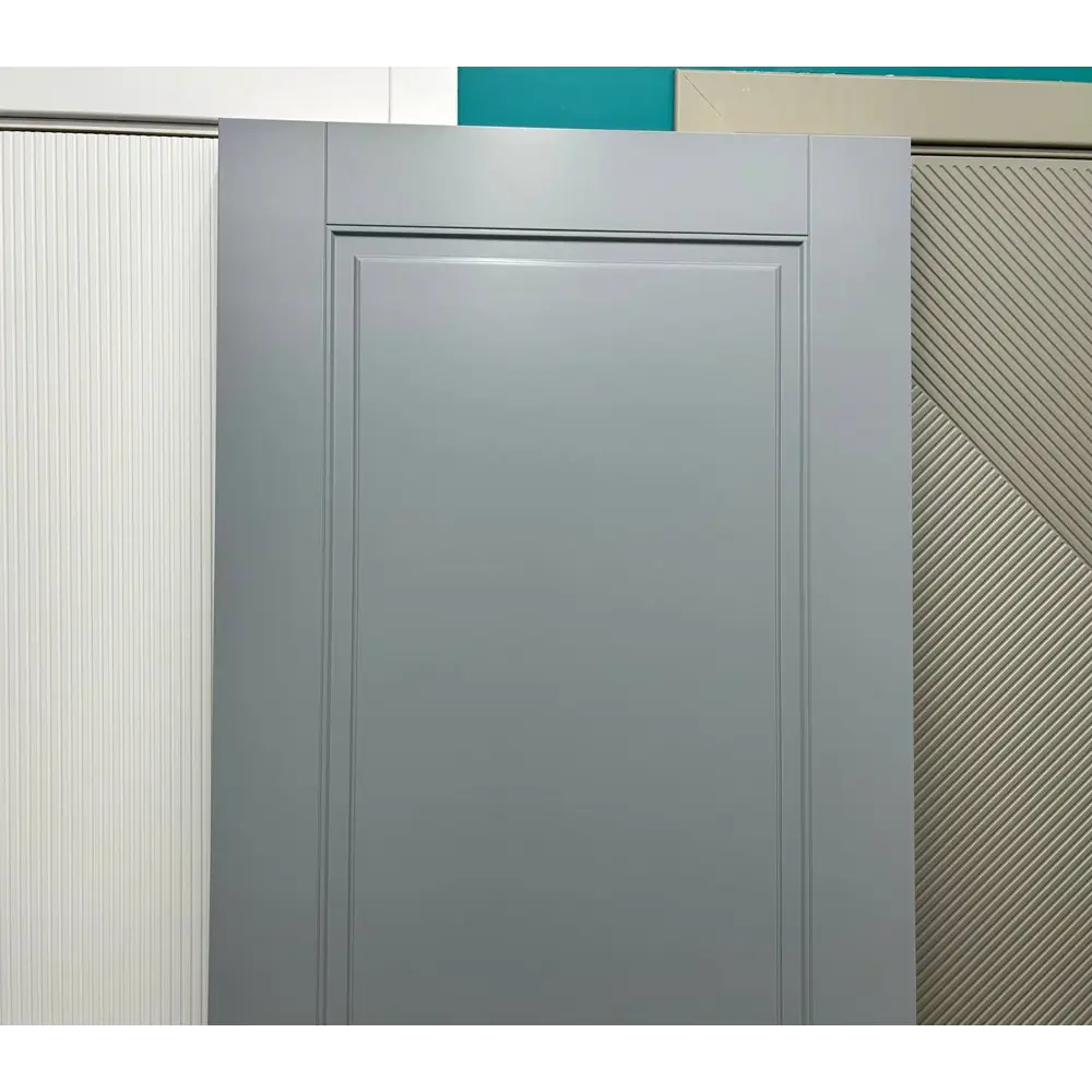 Фото 7 Комплект межкомнатной двери Wanmark Скай-1 глухая 200x60см цвет серый с коробкой и наличниками Фото 7 Комплект межкомнатной двери Wanmark Скай-1 глухая 200x60см цвет серый с коробкой и наличниками