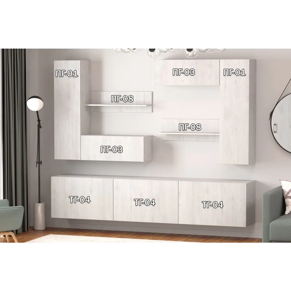 Фото Полка Furnistyle 80x25x20 см ЛДСП цвет светлое дерево Фото Полка Furnistyle 80x25x20 см ЛДСП цвет светлое дерево