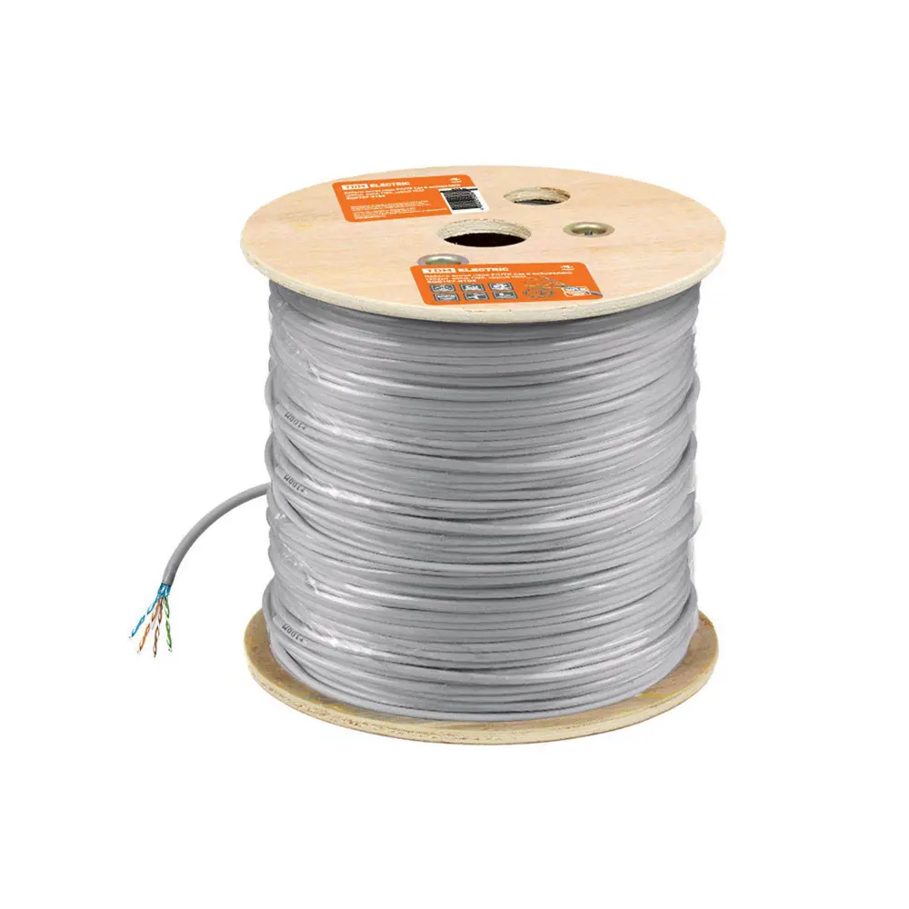 Фото Кабель Tdm Electric витая пара F/UTP Cat 6 4x2x23AWG 305 м solid ПВХ серый Фото Кабель Tdm Electric витая пара F/UTP Cat 6 4x2x23AWG 305 м solid ПВХ серый