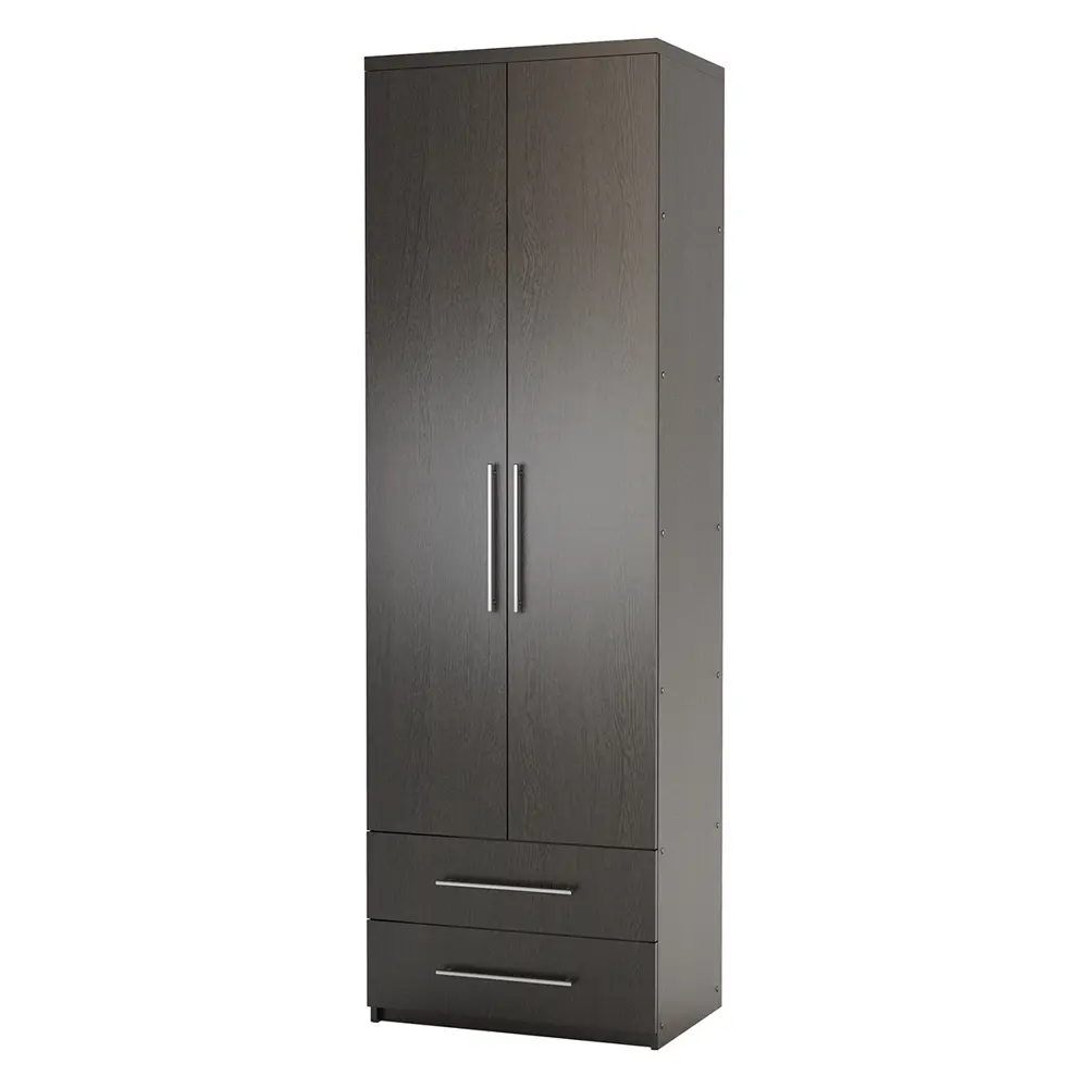 Фото 3 Шкаф распашной Гамма 1901022397 100x240x45 см ЛДСП цвет венге Фото 3 Шкаф распашной Гамма 1901022397 100x240x45 см ЛДСП цвет венге