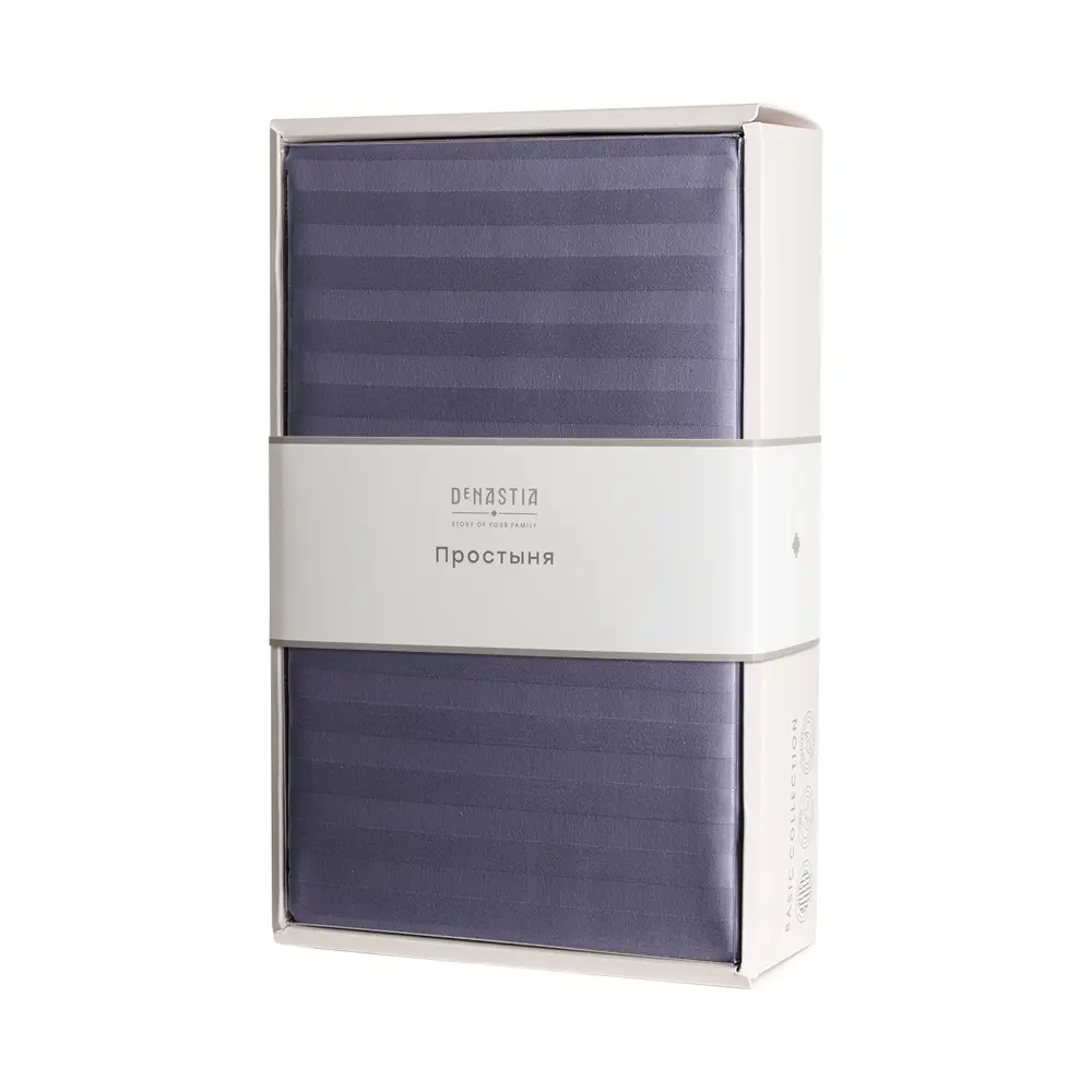 Фото Простыня Denastia C011001 160x240 см, сатин, цвет фиолетовый Фото Простыня Denastia C011001 160x240 см, сатин, цвет фиолетовый