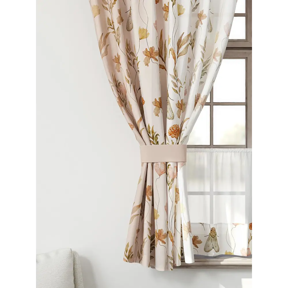 Фото 3 Комплект штор Comfy way Иномик - 15 CW705015-160 на шторной ленте 160x150 см цвет бежевый Фото 3 Комплект штор Comfy way Иномик - 15 CW705015-160 на шторной ленте 160x150 см цвет бежевый