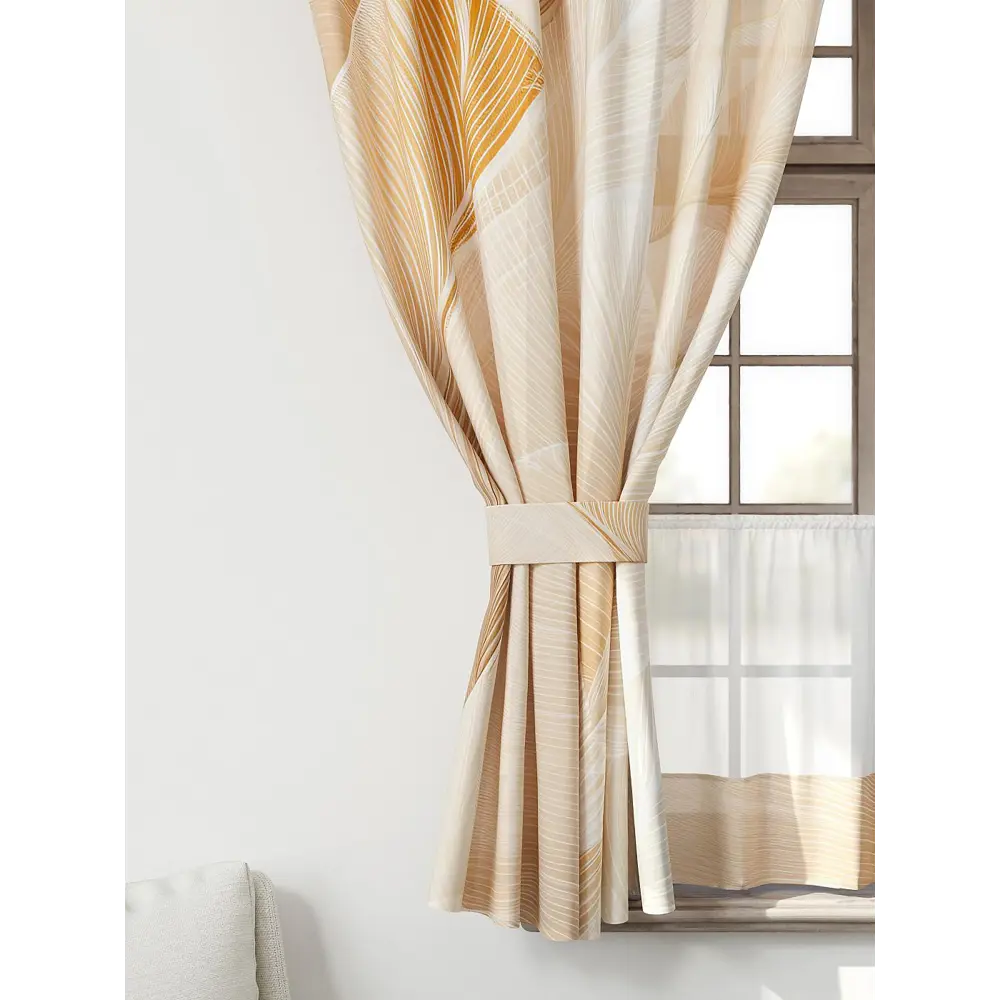 Фото 3 Комплект штор Comfy way Иномик - 90 CW705090-160 на шторной ленте 160x150 см цвет бежевый Фото 3 Комплект штор Comfy way Иномик - 90 CW705090-160 на шторной ленте 160x150 см цвет бежевый