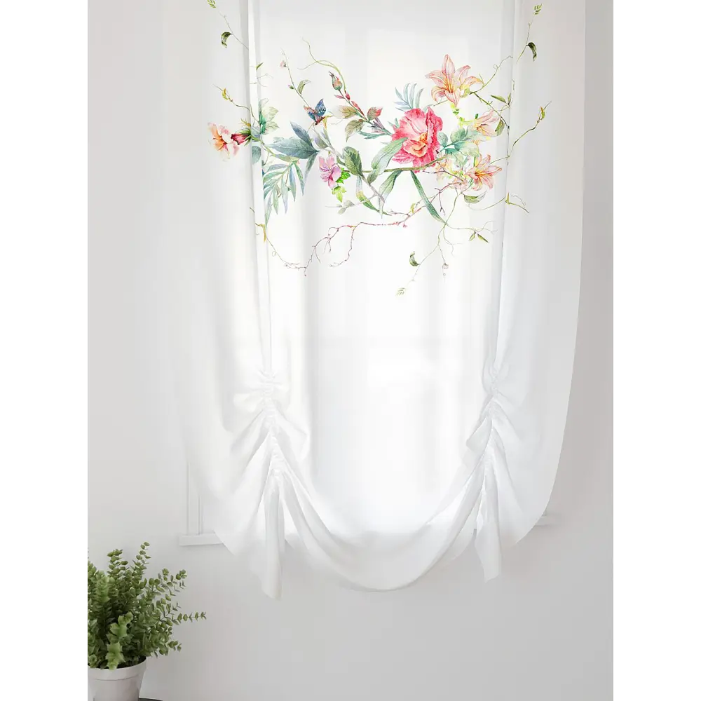 Фото Тюль Comfy Way 150x200 см 2 шт Фартос 114 CW514114-200 цвет белый Фото Тюль Comfy Way 150x200 см 2 шт Фартос 114 CW514114-200 цвет белый