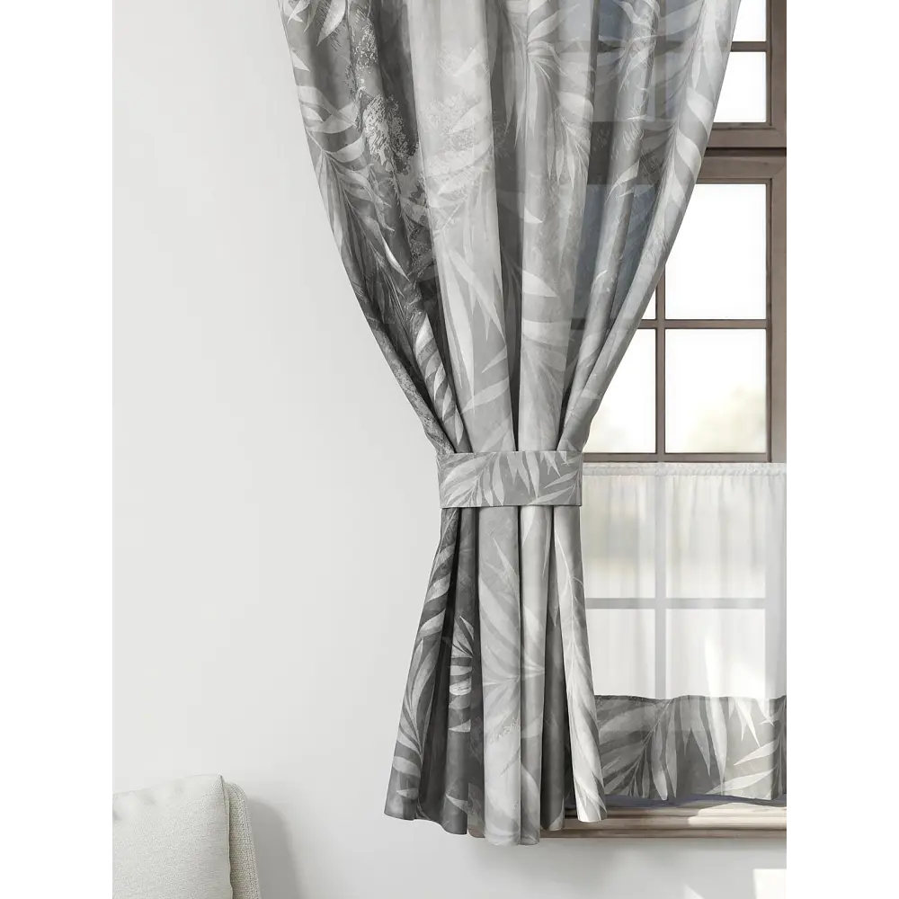 Фото 5 Комплект штор Comfy way CW705100-160 на шторной ленте 160x150 см цвет белый, серый, светло-серый, темно-серый Фото 5 Комплект штор Comfy way CW705100-160 на шторной ленте 160x150 см цвет белый, серый, светло-серый, темно-серый