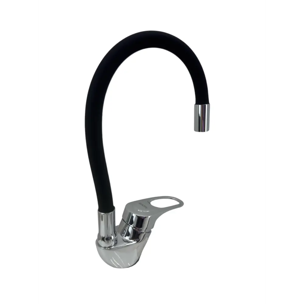 Фото 3 Смеситель для кухни Aloute A3193-2 поворотный излив 15 см цвет хром