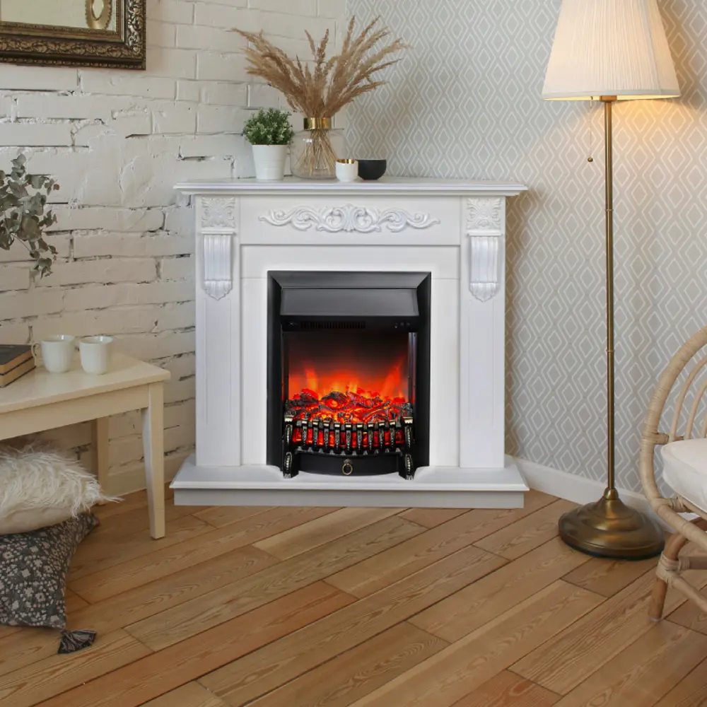 Фото 3 Каминокомплект Realflame Dominica Corner WT + Fobos Lux BL цвет Белый матовый Фото 3 Каминокомплект Realflame Dominica Corner WT + Fobos Lux BL цвет Белый матовый