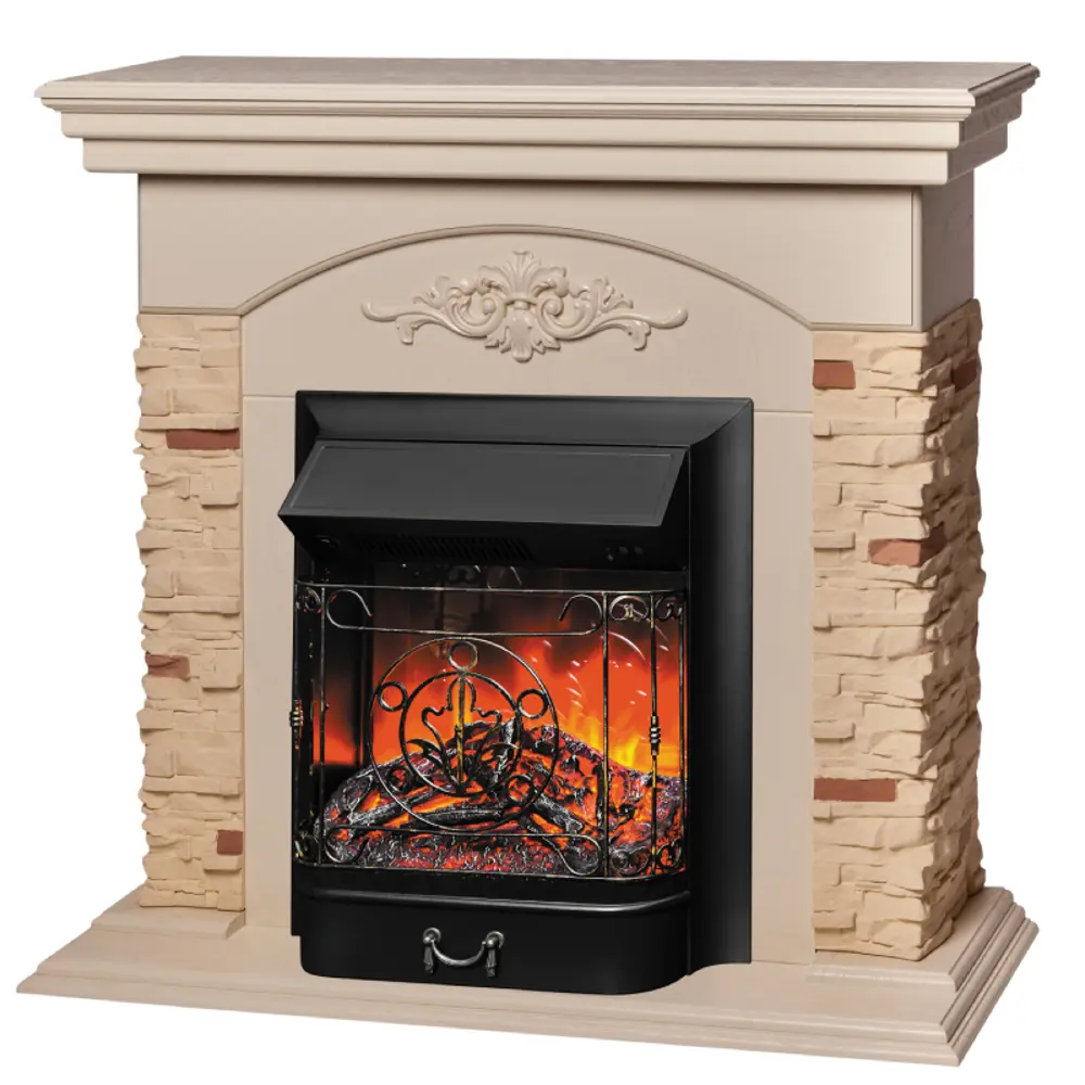 Фото 2 Каминокомплект REALFLAME NEAPOLIS STD/EUG WT + Majestic Lux BL цвет Айвори Фото 2 Каминокомплект REALFLAME NEAPOLIS STD/EUG WT + Majestic Lux BL цвет Айвори