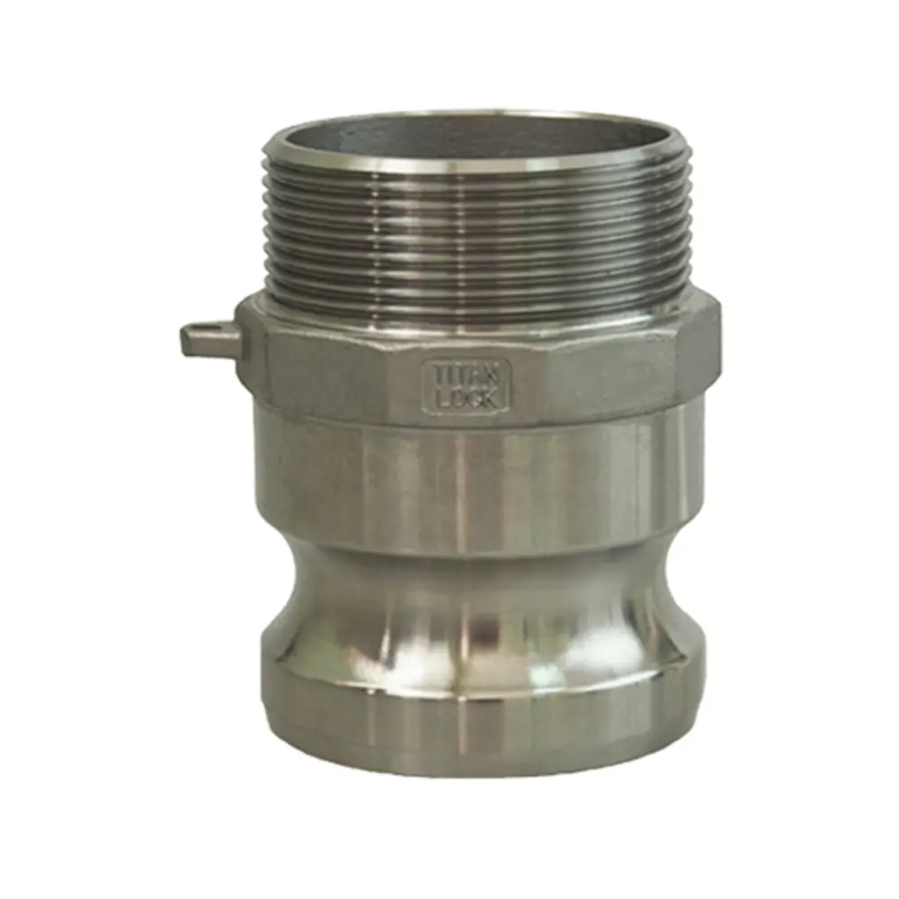 Фото Камлок Titan Lock 3in соединение типа F ниппель наружная резьба BSP нержавеющий TL300FSS Фото Камлок Titan Lock 3in соединение типа F ниппель наружная резьба BSP нержавеющий TL300FSS