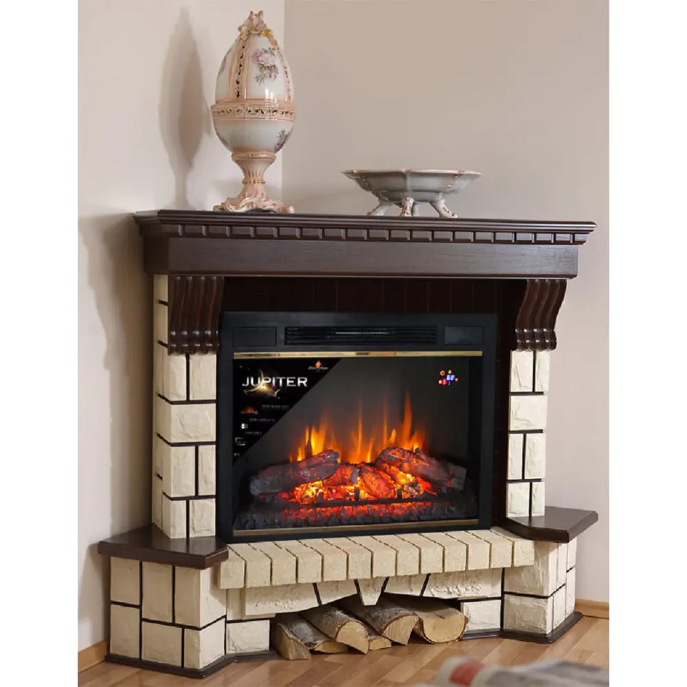 Фото 2 Каминокомплект Inter Flame Экстер угловой темный дуб с очагом Antares 33 LED FX QZ IF-EF 05-33 Фото 2 Каминокомплект Inter Flame Экстер угловой темный дуб с очагом Antares 33 LED FX QZ IF-EF 05-33