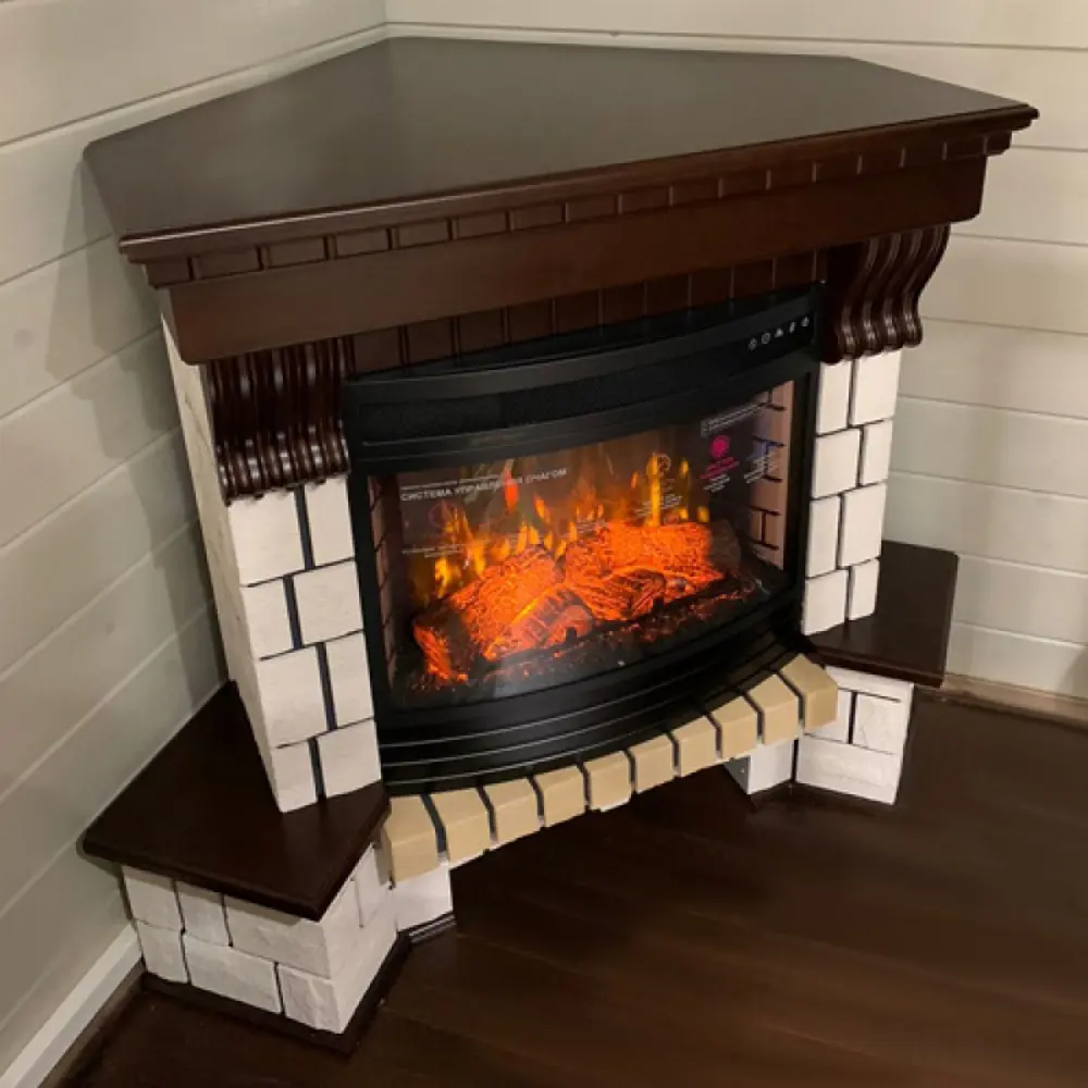 Фото 3 Каминокомплект Inter Flame Экстер угловой темный дуб с очагом Antares 33 LED FX QZ IF-EF 05-33 Фото 3 Каминокомплект Inter Flame Экстер угловой темный дуб с очагом Antares 33 LED FX QZ IF-EF 05-33