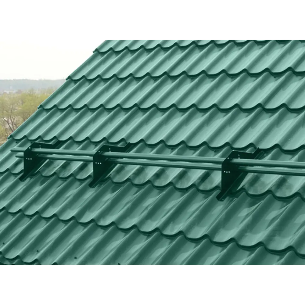 Фото 5 Снегозадержатель трубчатый Upforming 3шт х 1м RAL 6005 зеленый Фото 5 Снегозадержатель трубчатый Upforming 3шт х 1м RAL 6005 зеленый
