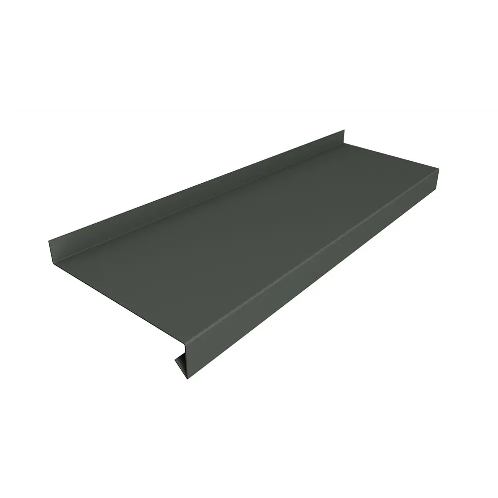 Фото Отлив оцинкованный Profbuild 2000x90мм серый 5шт Фото Отлив оцинкованный Profbuild 2000x90мм серый 5шт