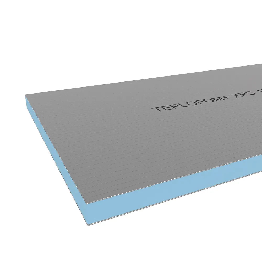 Фото 4 Конструкционная панель XPS Teplofom+ 1200x600x40мм 0.72м² двусторонний слой Фото 4 Конструкционная панель XPS Teplofom+ 1200x600x40мм 0.72м² двусторонний слой