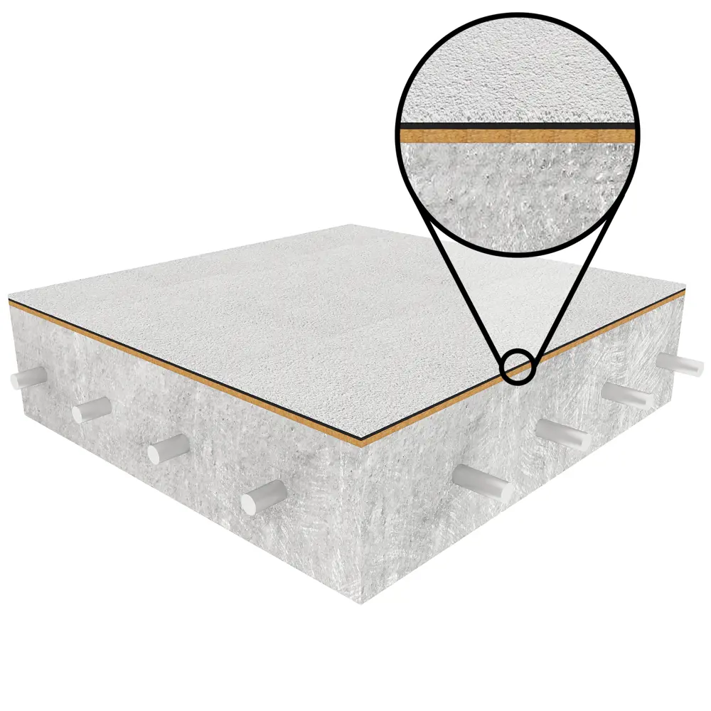 Фото 7 Звукоизоляционная панель Teplofom Teplofonik+22 с ГВЛ 1200x600x22мм 0.72м² Фото 7 Звукоизоляционная панель Teplofom Teplofonik+22 с ГВЛ 1200x600x22мм 0.72м²