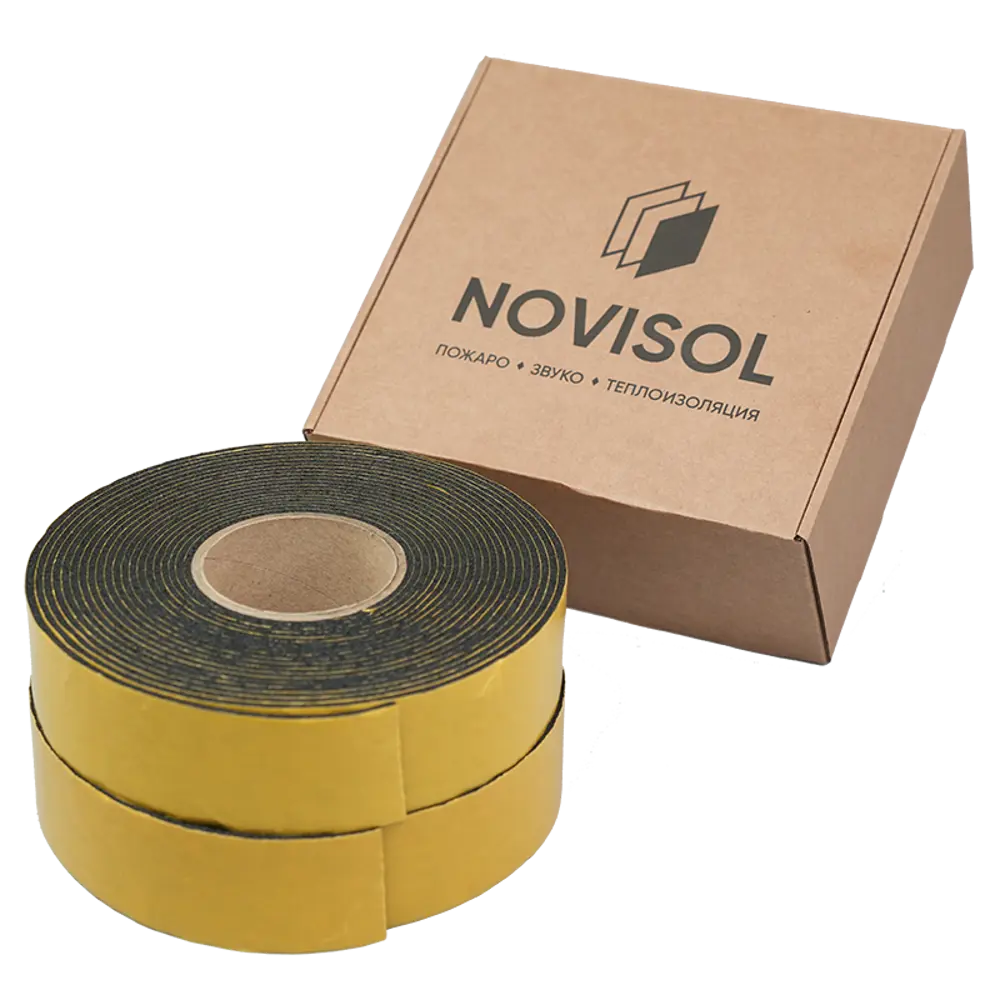 Фото Лента монтажная самоклеящаяся Noviflex Vent/SK 3x50 мм каучук 20 м Фото Лента монтажная самоклеящаяся Noviflex Vent/SK 3x50 мм каучук 20 м