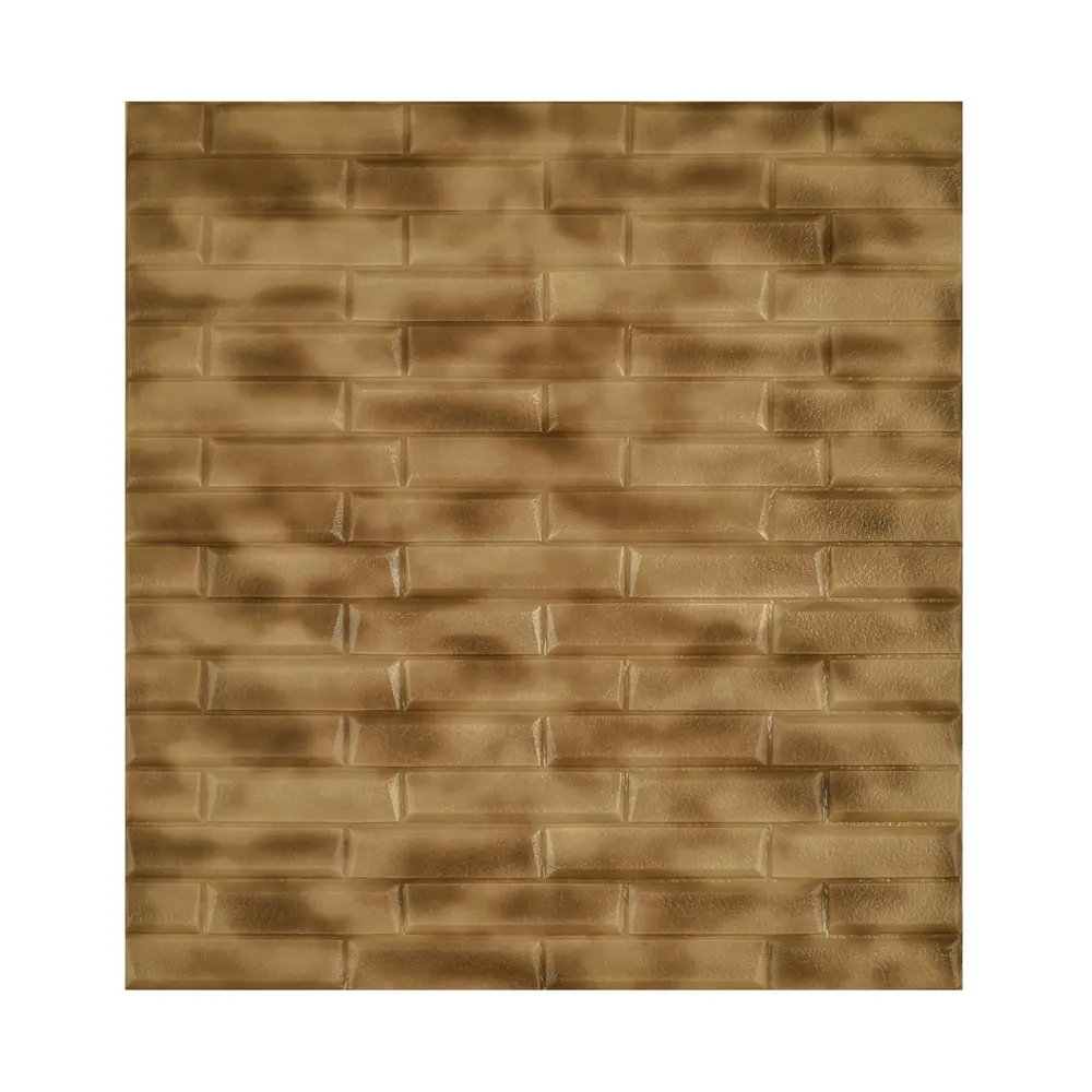 Фото Панель ПВХ Lako decor Скошенный кирпич 770x700мм 0.54м² 1шт кофейный Фото Панель ПВХ Lako decor Скошенный кирпич 770x700мм 0.54м² 1шт кофейный