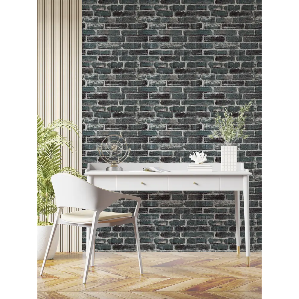 Фото 9 Комплект панелей ПВХ Dolleks Сумерки 770x700мм 0.54м² 10шт зеленый/дымчатый черный