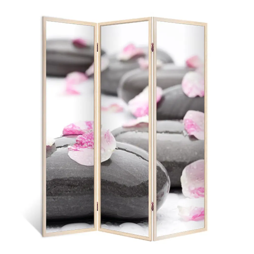 Фото Ширма перегородка для комнаты деревянная Миротворение двухсторонняя (уют) 3 створки кремовый дуб 176x140см Фото Ширма перегородка для комнаты деревянная Миротворение двухсторонняя (уют) 3 створки кремовый дуб 176x140см