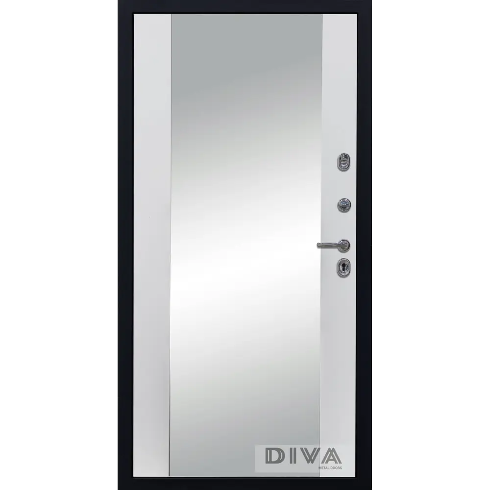 Фото 3 Входная дверь Diva МД-38 205x86см левый цвет Д15 белый софт/венге с зеркалом Фото 3 Входная дверь Diva МД-38 205x86см левый цвет Д15 белый софт/венге с зеркалом