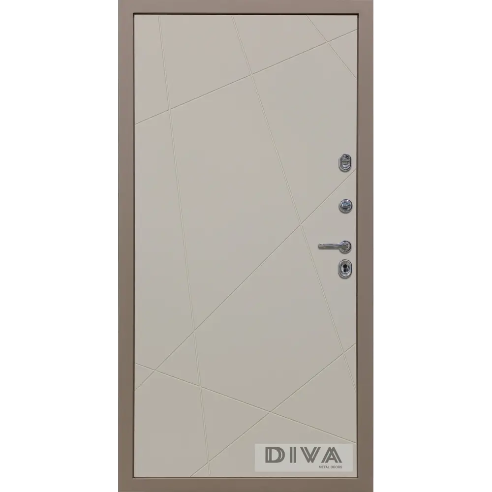 Фото 4 Входная дверь Diva МД-50 УТ-00073805 металлическая левая 205x86см цвет бронза Фото 4 Входная дверь Diva МД-50 УТ-00073805 металлическая левая 205x86см цвет бронза