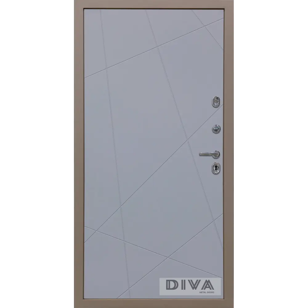 Фото 4 Входная дверь Diva МД-50 УТ-00075239 металлическая правая 205x86см цвет бронза Фото 4 Входная дверь Diva МД-50 УТ-00075239 металлическая правая 205x86см цвет бронза