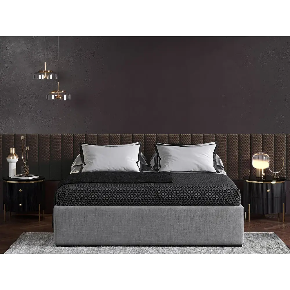 Фото 2 Комплект мягких панелей Tartilla прямоугольник рогожка цвет коричневый 600x150x35мм 4шт Фото 2 Комплект мягких панелей Tartilla прямоугольник рогожка цвет коричневый 600x150x35мм 4шт