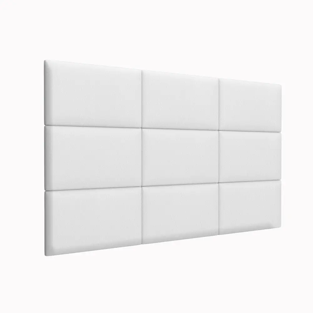 Фото Комплект мягких панелей Tartilla прямоугольник эко кожа цвет белый 500x300x35мм 4шт Фото Комплект мягких панелей Tartilla прямоугольник эко кожа цвет белый 500x300x35мм 4шт