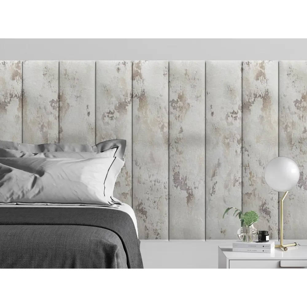 Фото 2 Комплект мягких панелей Tartilla прямоугольник шелк цвет слоновая кость 1000x200x29мм 4шт Фото 2 Комплект мягких панелей Tartilla прямоугольник шелк цвет слоновая кость 1000x200x29мм 4шт