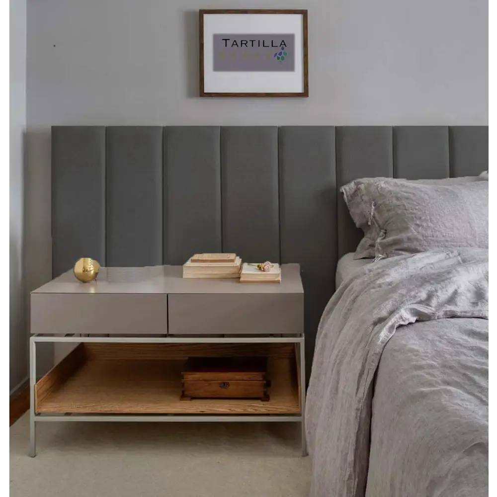 Фото Комплект мягких панелей Tartilla прямоугольник хлопок цвет серый 1000x200x29мм 4шт Фото Комплект мягких панелей Tartilla прямоугольник хлопок цвет серый 1000x200x29мм 4шт