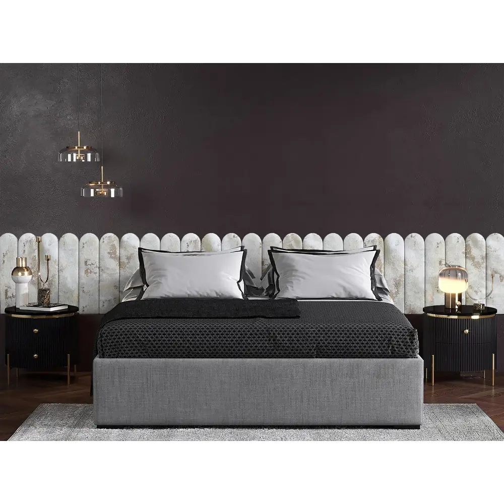 Фото 3 Комплект мягких панелей Tartilla арка шелк цвет слоновая кость 600x150х35мм 4шт Фото 3 Комплект мягких панелей Tartilla арка шелк цвет слоновая кость 600x150х35мм 4шт