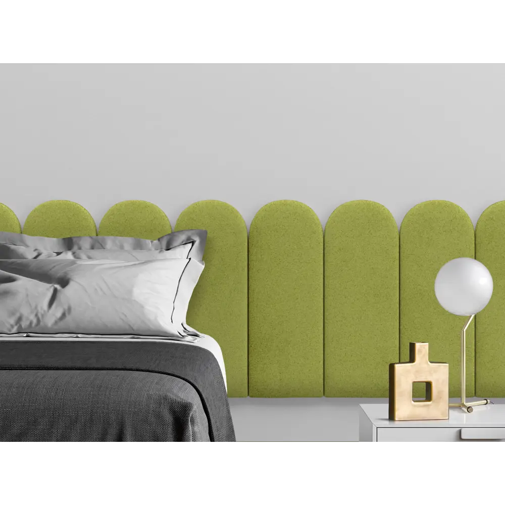 Фото Комплект мягких панелей Tartilla арка велюр цвет оливковый 600x300x35мм 2шт Фото Комплект мягких панелей Tartilla арка велюр цвет оливковый 600x300x35мм 2шт