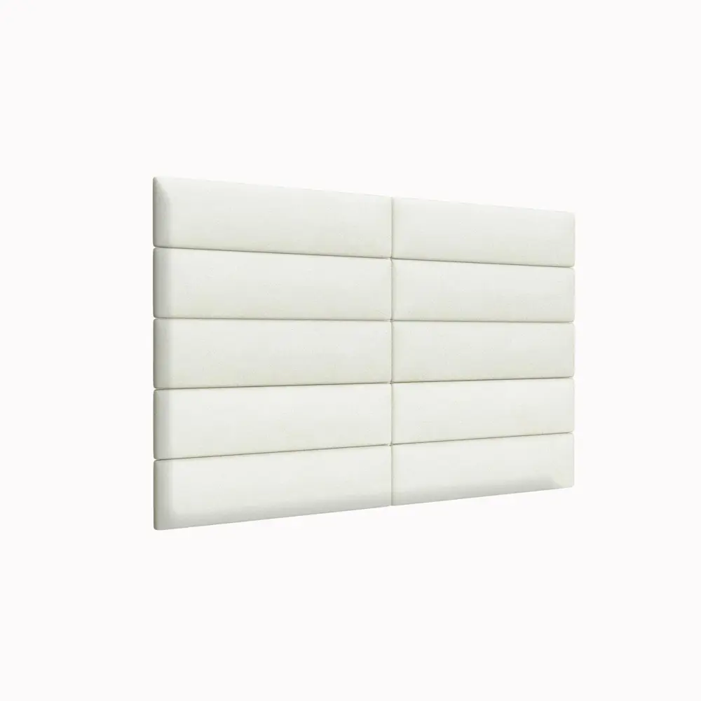 Фото 3 Комплект мягких панелей Tartilla прямоугольник велюр цвет ваниль 600x150x35мм 2шт Фото 3 Комплект мягких панелей Tartilla прямоугольник велюр цвет ваниль 600x150x35мм 2шт