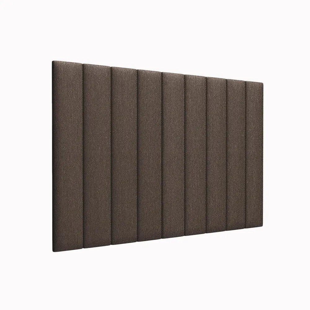 Фото 2 Комплект мягких панелей Tartilla прямоугольник рогожка цвет коричневый 900x150x35мм 2шт Фото 2 Комплект мягких панелей Tartilla прямоугольник рогожка цвет коричневый 900x150x35мм 2шт