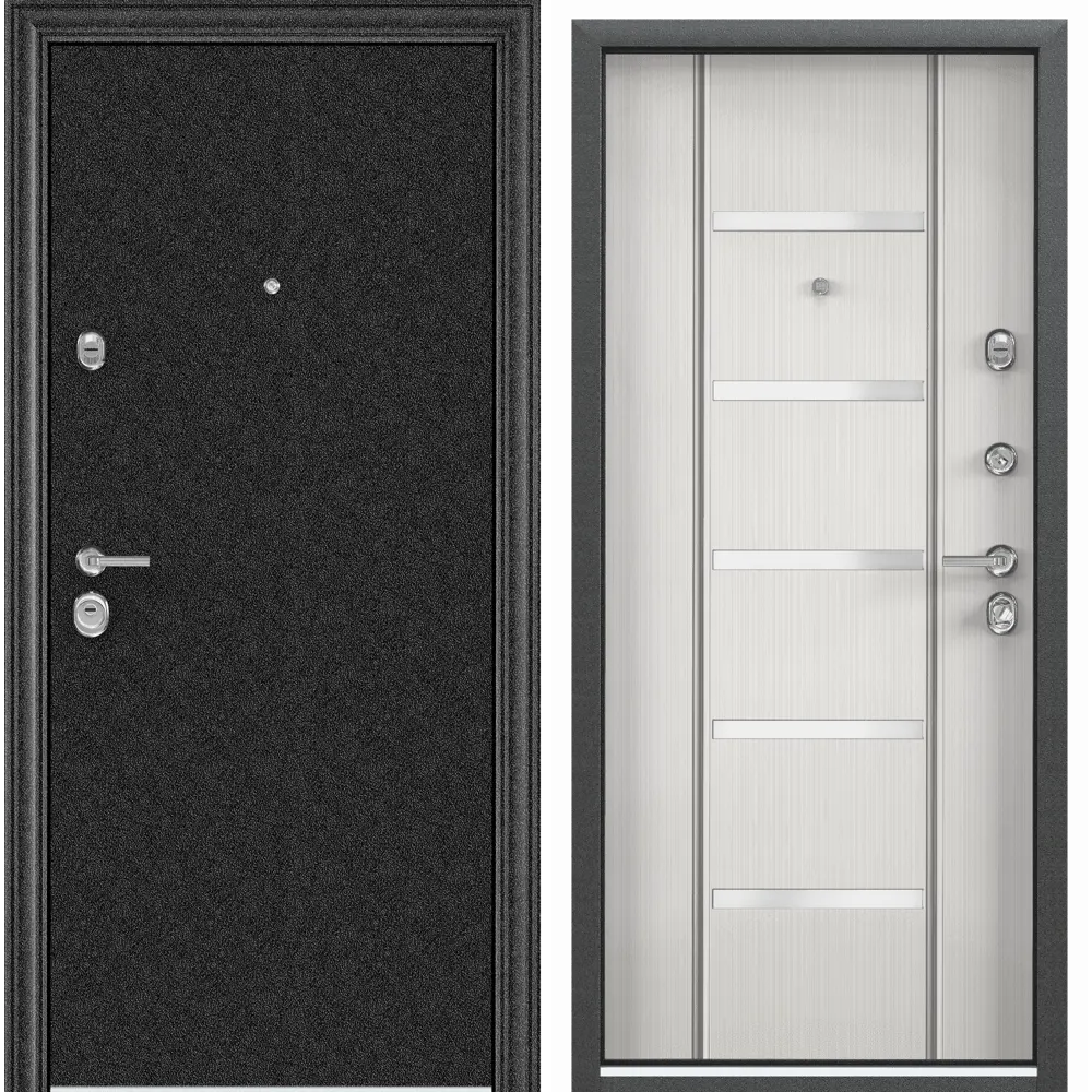 Фото Дверь входная Torex Ultimatum MP 2640202 210x95см правая белая Фото Дверь входная Torex Ultimatum MP 2640202 210x95см правая белая