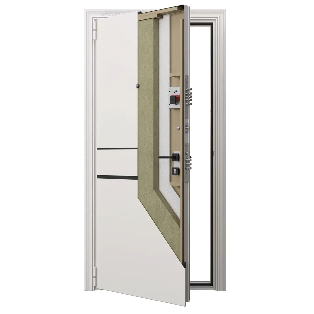Фото 3 Дверь входная Torex Comfort X 95x205см левая белая Фото 3 Дверь входная Torex Comfort X 95x205см левая белая