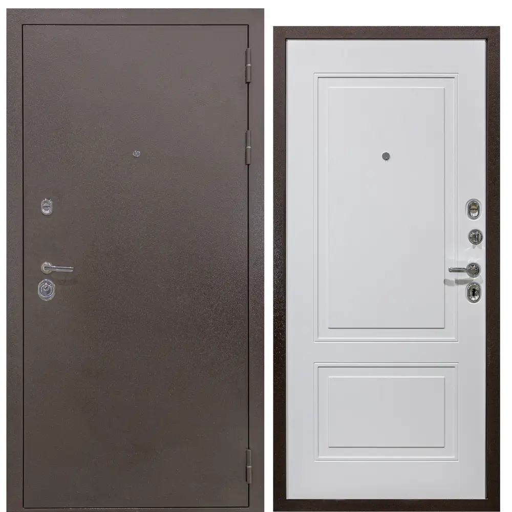 Фото Входная дверь Diva МХ-23 205x86см левый цвет белый матовый Фото Входная дверь Diva МХ-23 205x86см левый цвет белый матовый