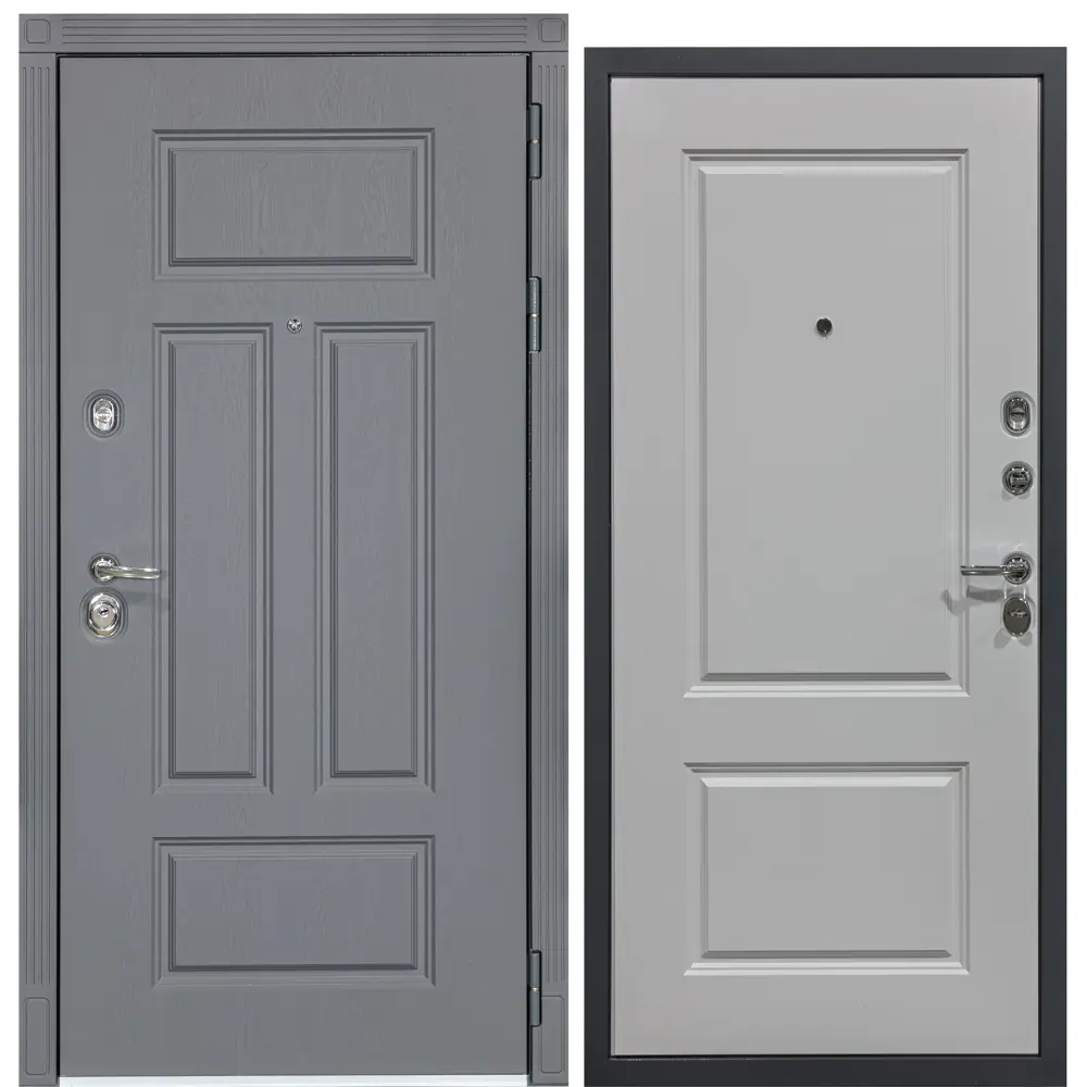 Фото Входная дверь Diva МХ-29 205x96см правый цвет белый матовый