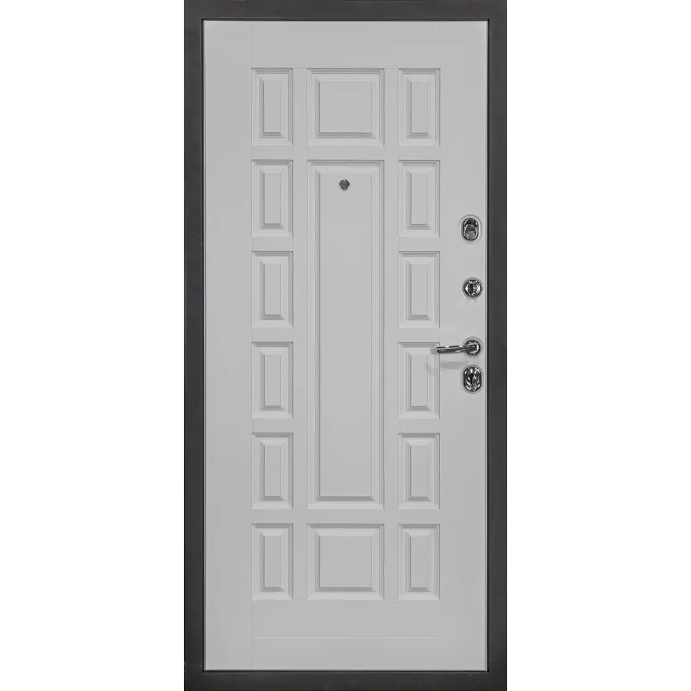 Фото 2 Входная дверь Diva МХ-53 205x86см правый цвет белый снег