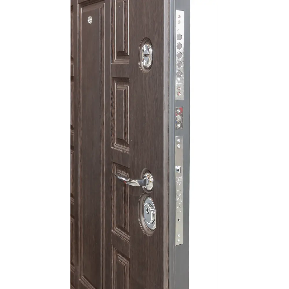 Фото 4 Входная дверь Diva МХ-54 205x96см левый цвет белый матовый/серый с зеркалом