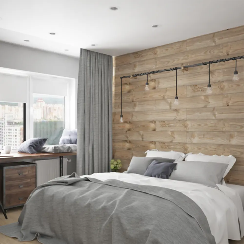 Фото 8 Комплект панелей ПВХ Lako decor Орех американский 240x200мм 1.08м² 30шт коричневый Фото 8 Комплект панелей ПВХ Lako decor Орех американский 240x200мм 1.08м² 30шт коричневый