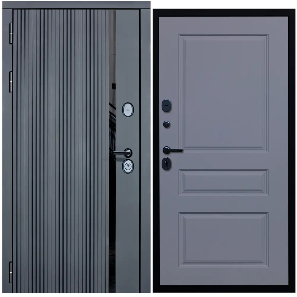 Фото Входная дверь Diva ДХ-46 205x86см левый черный кварц/Д13 силк маус Фото Входная дверь Diva ДХ-46 205x86см левый черный кварц/Д13 силк маус